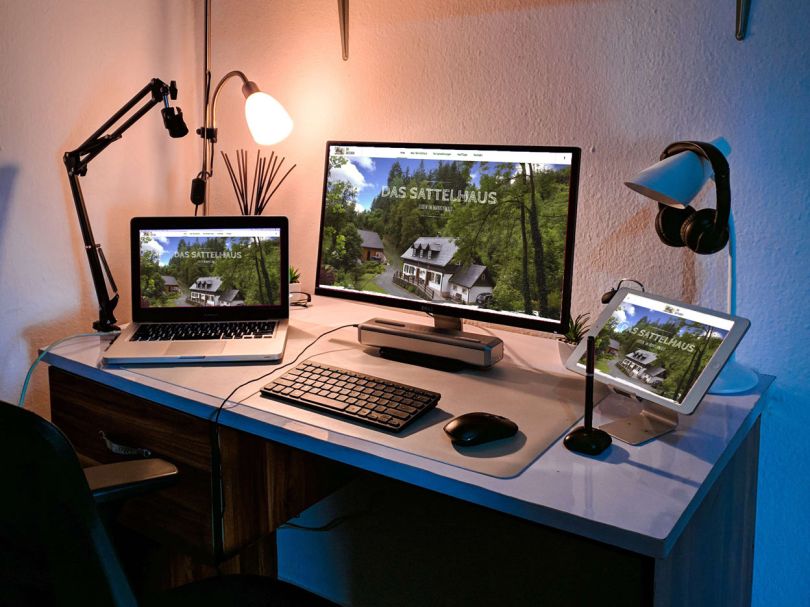 Erstellung der Internetpräsenz für ein Ferienhaus bei Kronach, 360Grad Fotografie und Fotografie